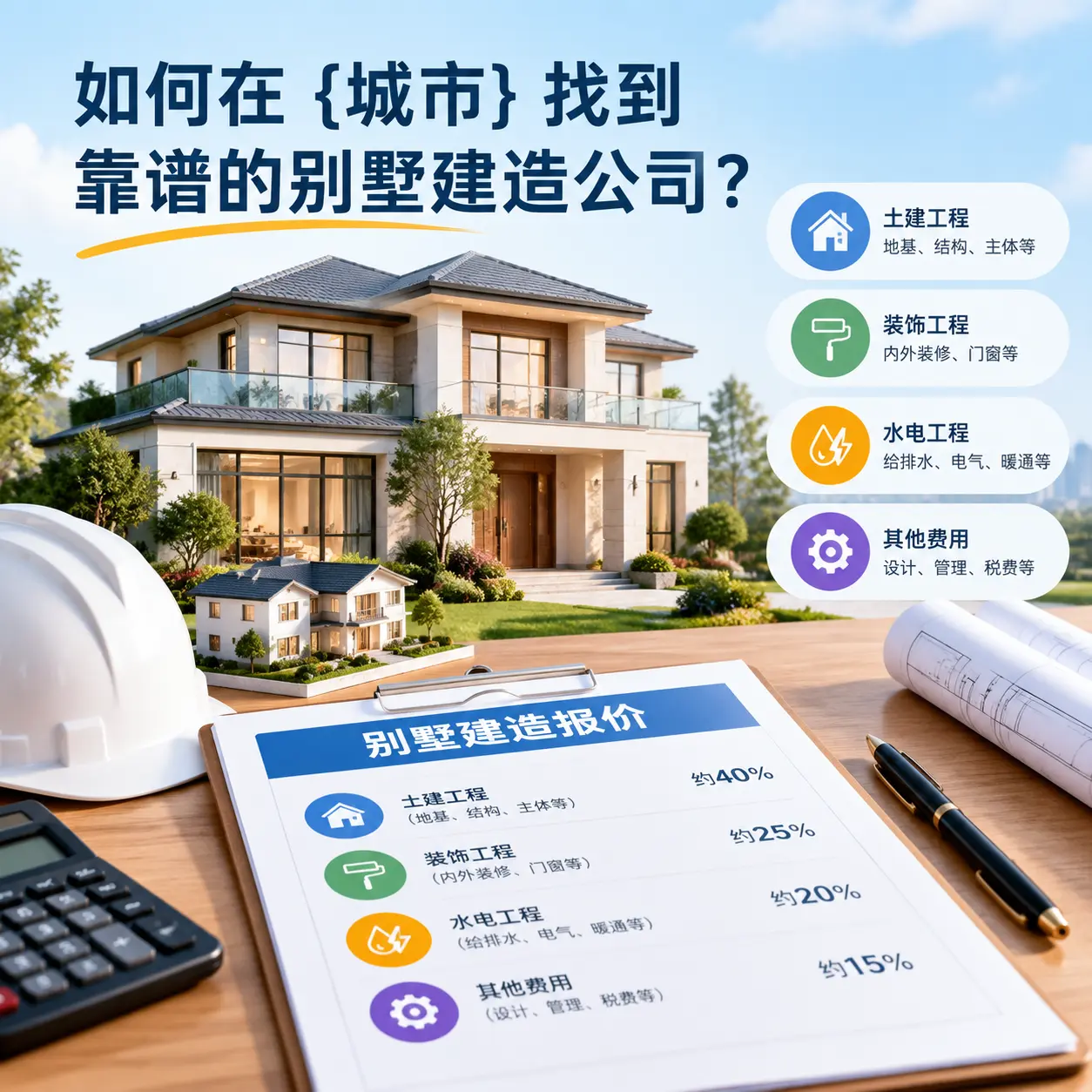 如何在 都匀 找到靠谱的别墅建造公司?