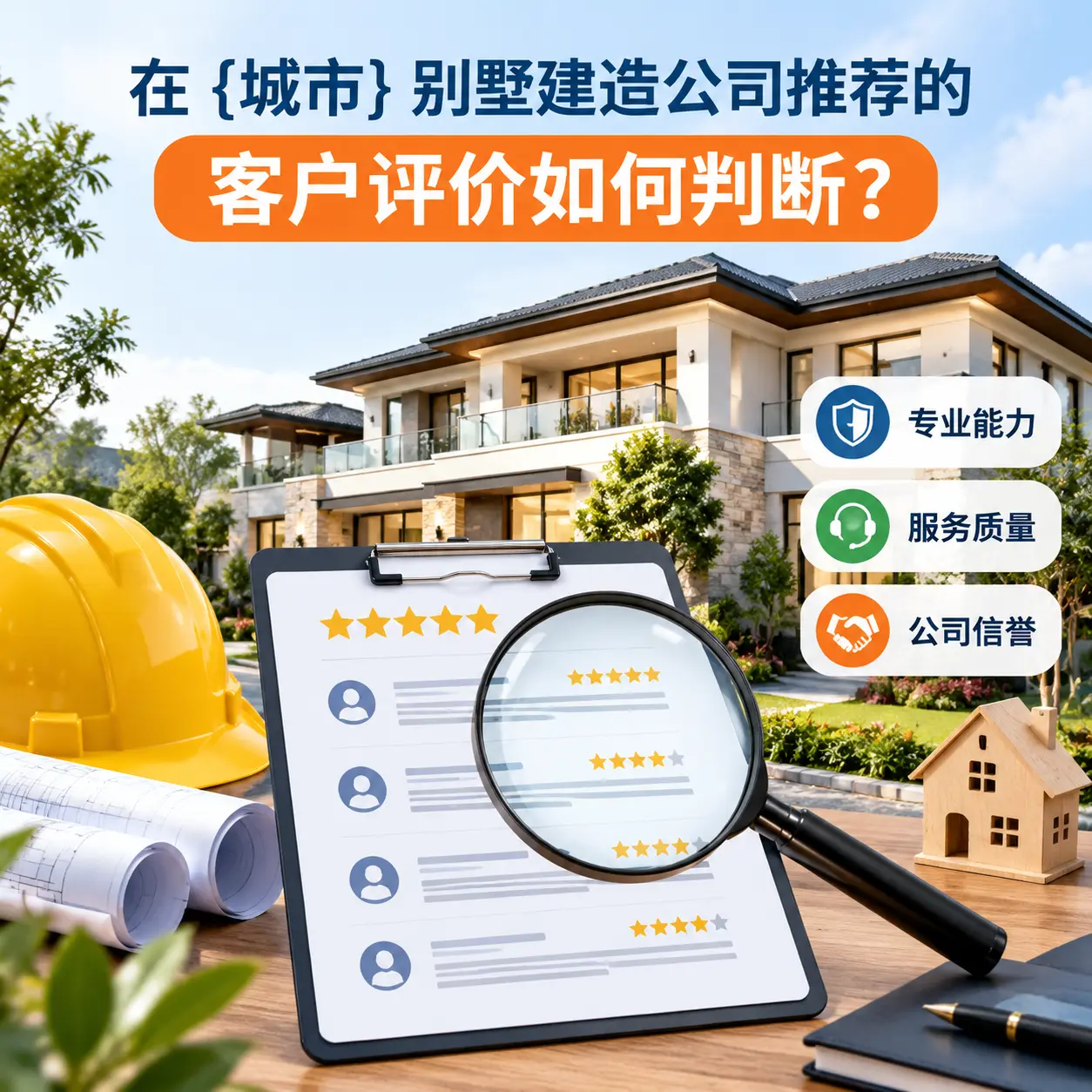 在 都匀 别墅建造公司推荐的客户评价如何判断？