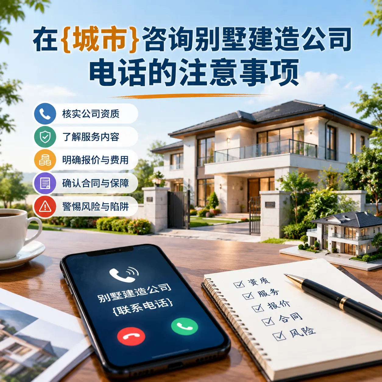 在都匀咨询别墅建造公司电话的注意事项
