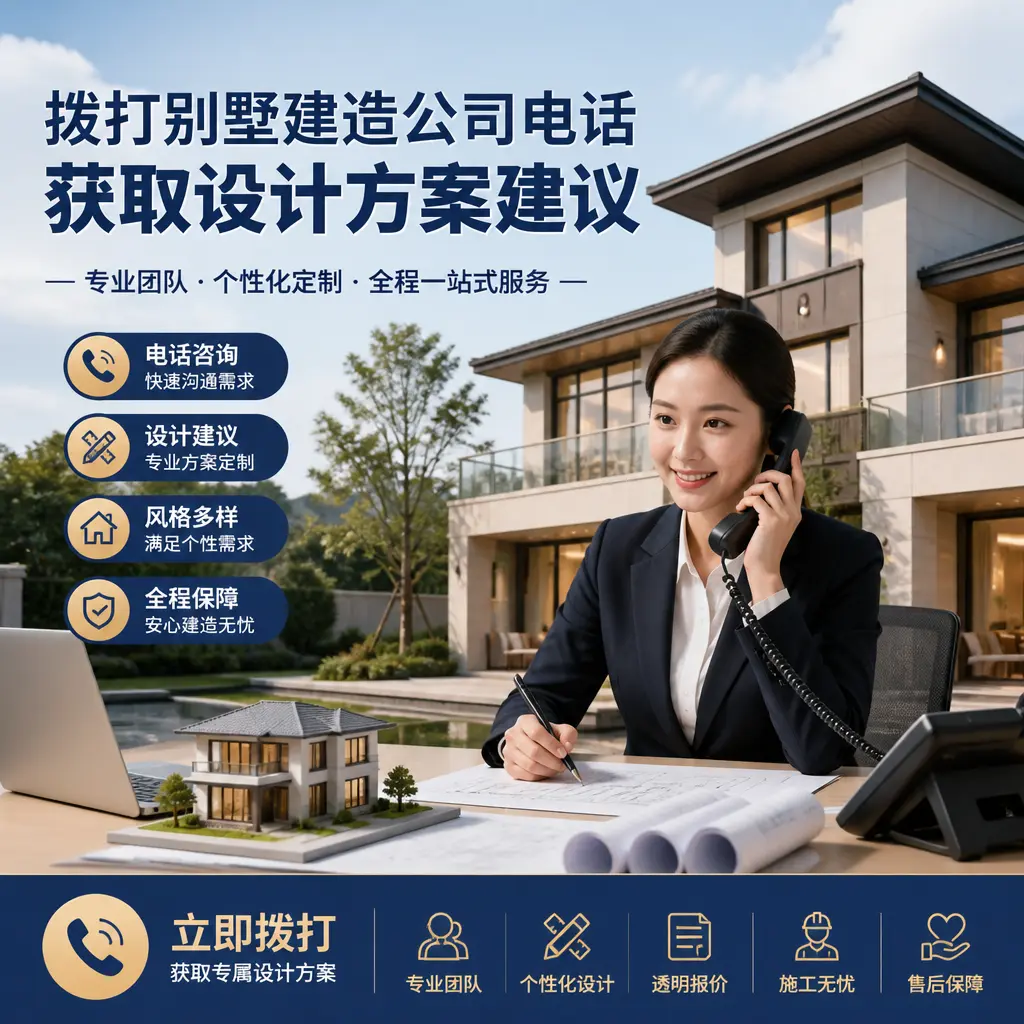 拨打都匀别墅建造公司电话，获取设计方案建议