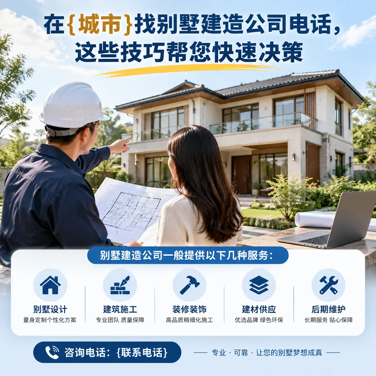 在都匀找别墅建造公司电话，这些技巧帮您快速决策