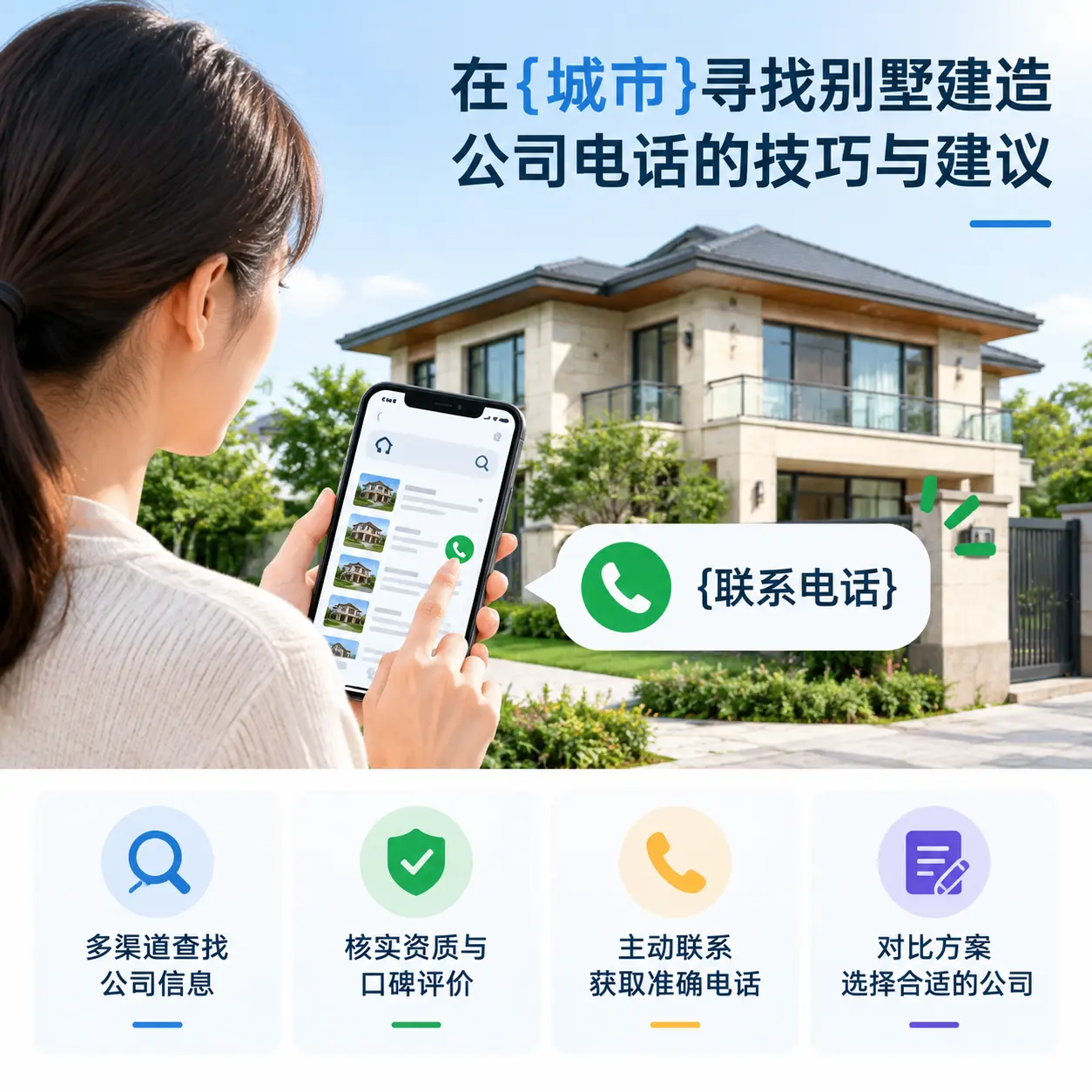 在都匀寻找别墅建造公司电话的技巧与建议