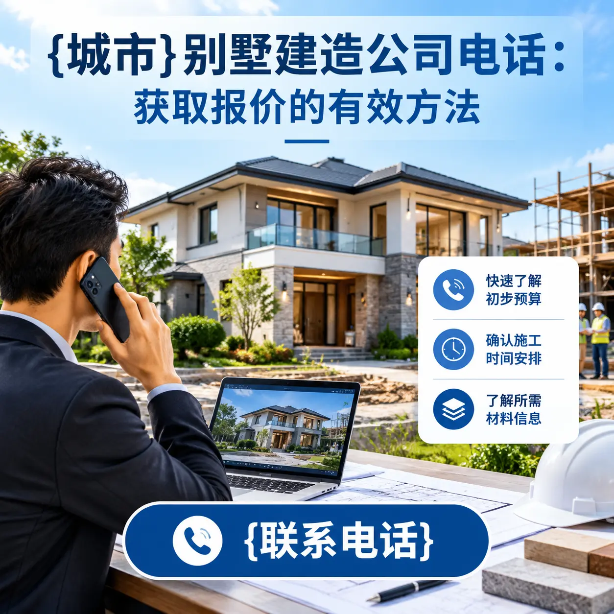 都匀别墅建造公司电话：获取报价的有效方法