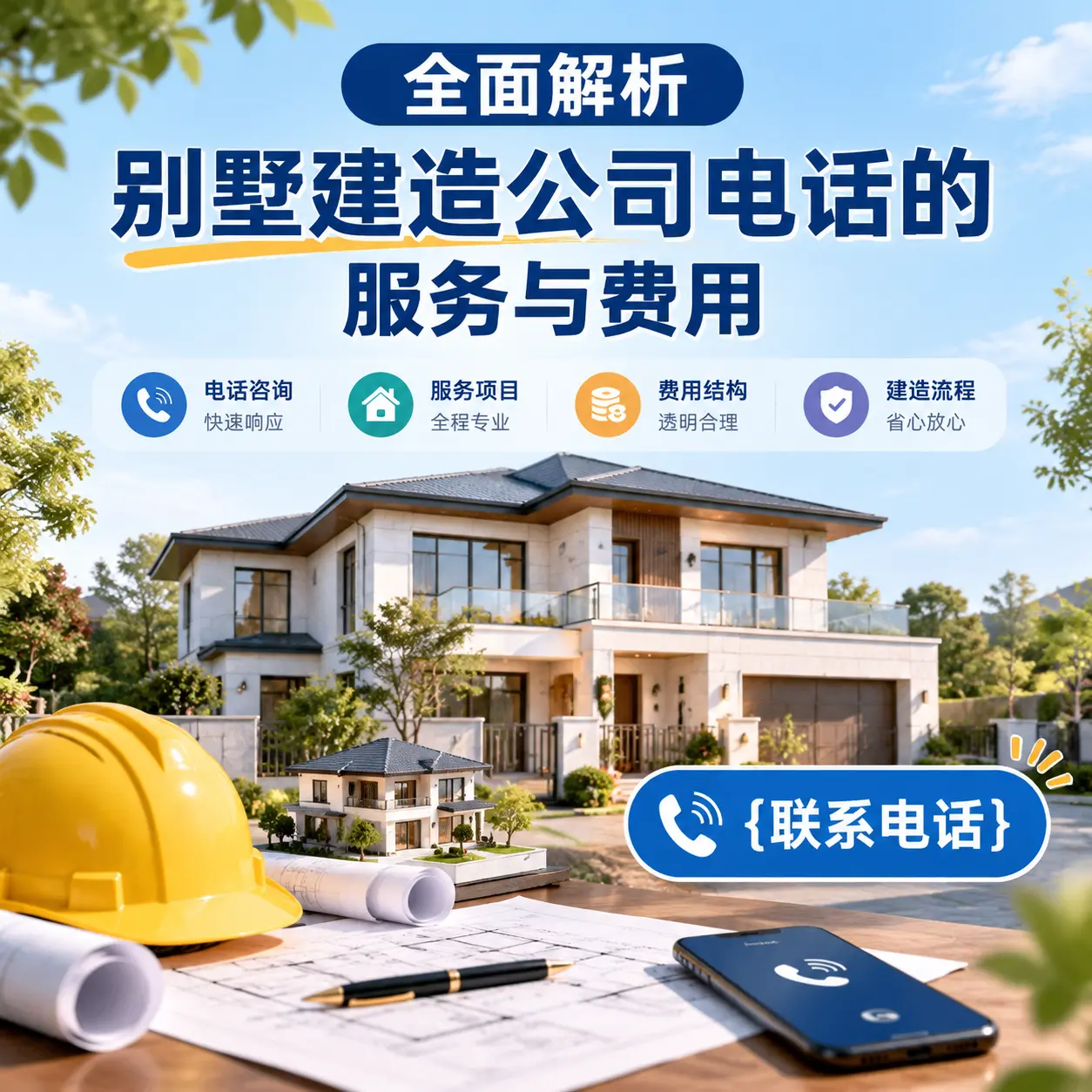 全面解析都匀别墅建造公司电话的服务与费用
